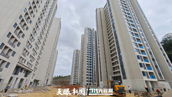 贵阳燕楼镇保障房项目建设不停歇｜大抓项目看进度