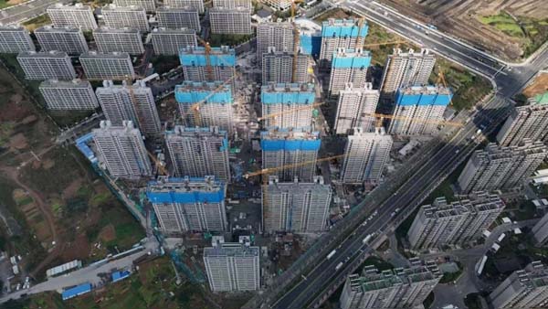 南京浦口区康居集团2号地保障房项目全面封顶