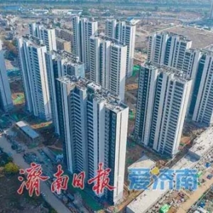 项目强省会｜济南天桥区王炉北辛安置房项目进入收尾阶段，现代简约风貌初现