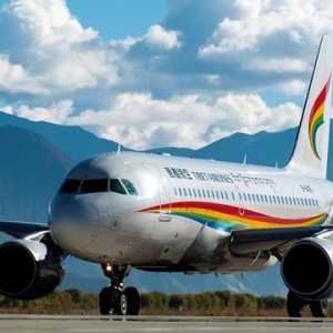 西藏航空A319客机重庆机场冲出跑道起火，图片显示了详细信息 ... ...