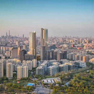 上海杨浦将建新地标建筑！世界最高偏置核心筒双子塔A塔竣工