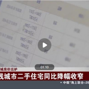 6月70城房价出炉 各线城市商品住宅销售价格环比降幅总体收窄