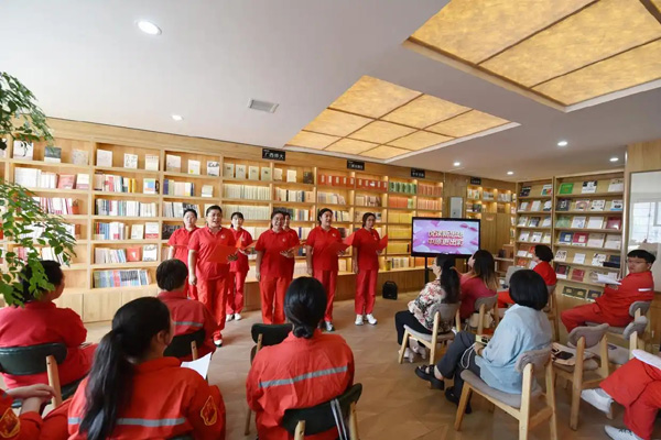 中原油田房地产管理中心开展主题读书活动
