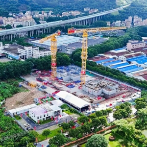 广州南沙大涌安置房项目完成首个模块化箱体吊装