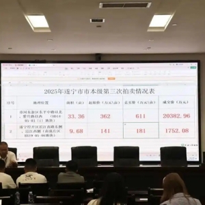 溢价68.78% 创近5年楼面地价新高 四川遂宁一宗土地成功拍卖